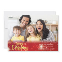 God jul, Guld och Vita Ljus på Röda