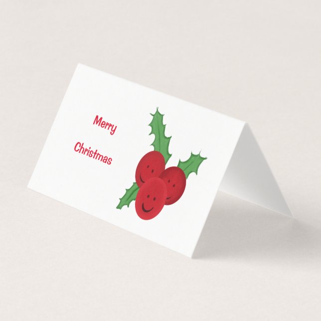 God jul gullholly kort (Framsida)