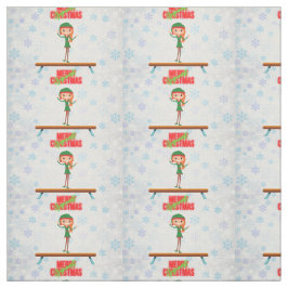 God jul Gymnast Elf Tyg