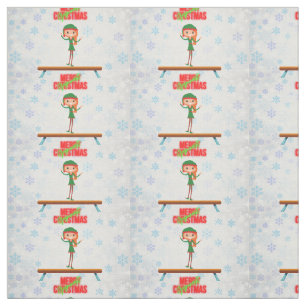 God jul Gymnast Elf Tyg