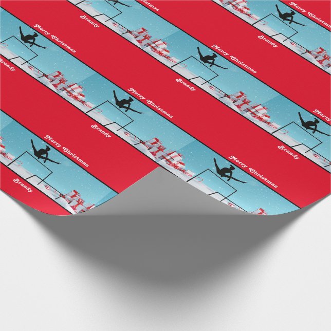 God jul Gymnastics Presentpapper (Hörn)