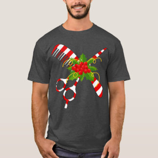 God jul Hairstylist Funny Verktyg Hairdresser T Shirt