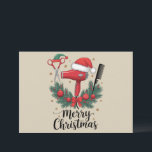 God jul Hairstylist Hairdresser Julafton Hair Julkort<br><div class="desc">God jul Hairstylist Hairdresser Julafton Hair Verktyg</div>