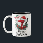 God jul Hairstylist Hairdresser Julafton Hair Två-Tonad Mugg<br><div class="desc">God jul Hairstylist Hairdresser Julafton Hair Verktyg</div>