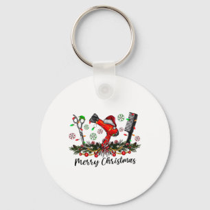 God jul Hairstylist Hairdresser Matching C Nyckelring