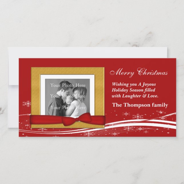 God jul Hälsning Julkort (Framsida)