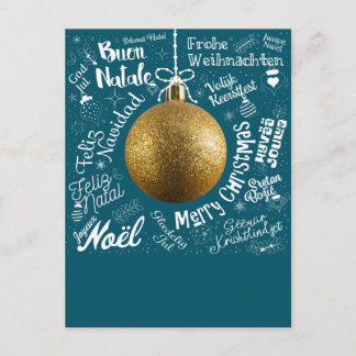 God jul hälsning-kort från andra delar av världen helg vykort