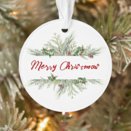 God jul-Hälsning med framskjuten vinter