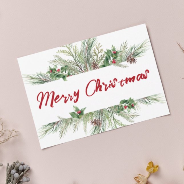 God jul-Hälsning med framskjuten vinter Helg Vykort (Skapare uppladdad)