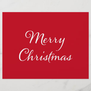 God jul Hälsning Reklamblad
