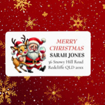 God jul Hälsning Santa Santa