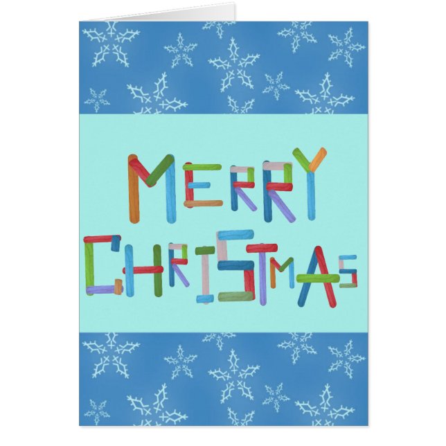 God jul hälsningskort (Framsidan)