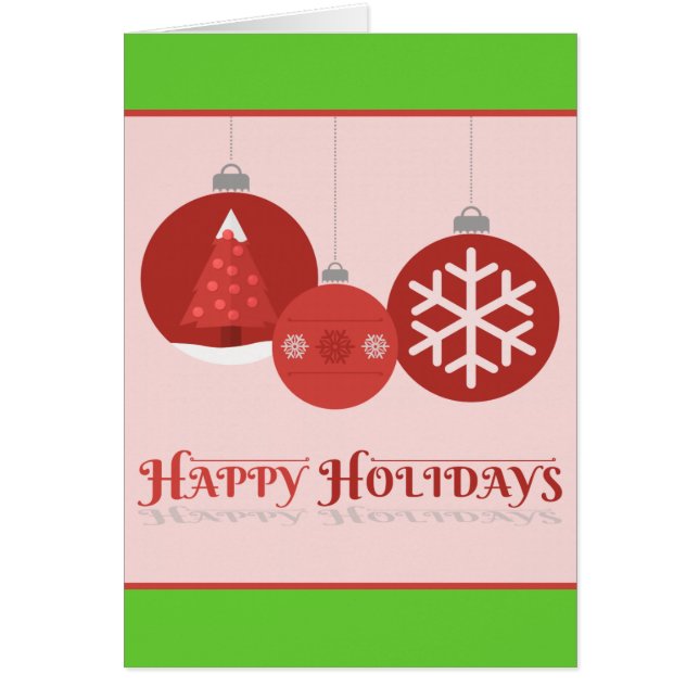 God jul hälsningskort (Framsidan)