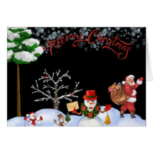 God jul hälsningskort