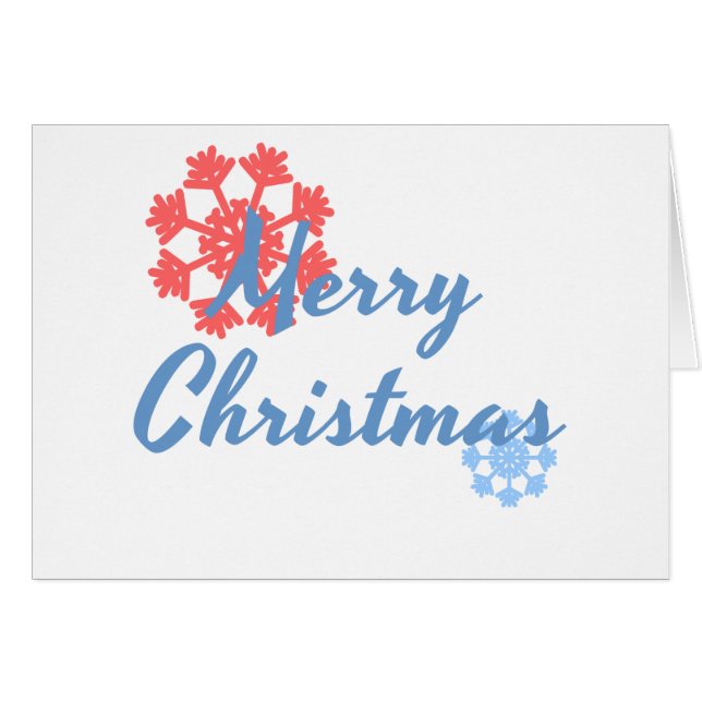 God jul hälsningskort (Framsidan Horizontal)