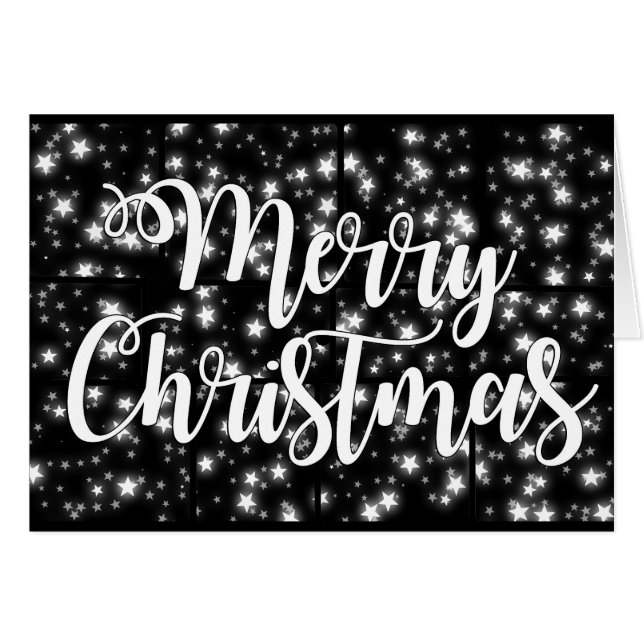 God jul hälsningskort (Framsidan Horizontal)