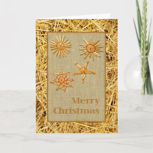 God jul hälsningskort helgkort (Framsida)