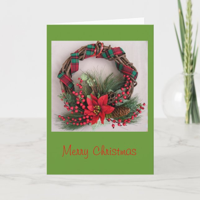 God jul hälsningskort helgkort (Framsida)