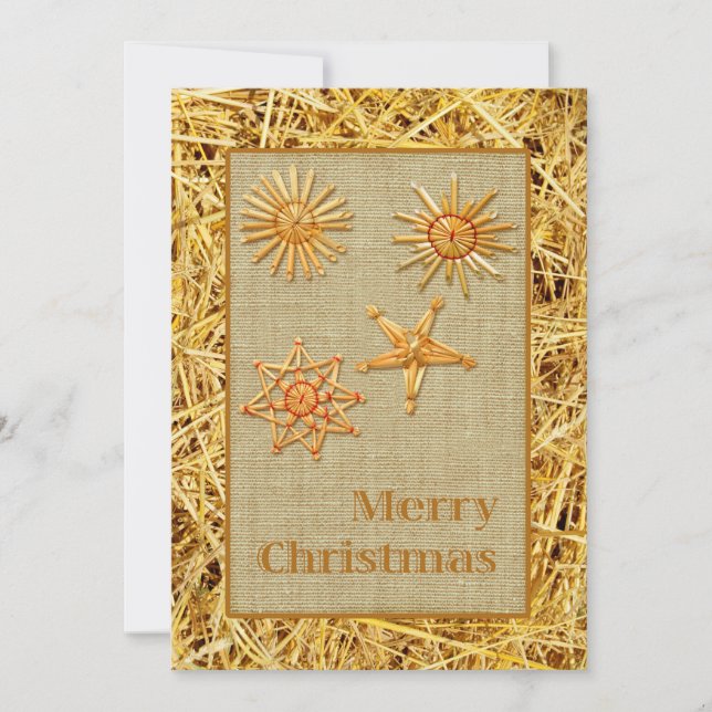 God jul hälsningskort julkort (Framsida)