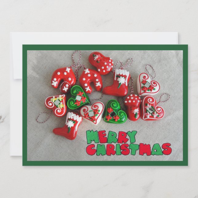 God jul hälsningskort julkort (Framsida)