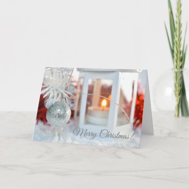 God jul hälsningskort kort (Framsida)