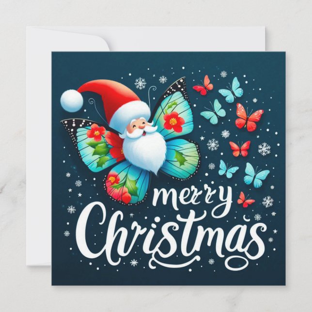 God jul hälsningskort kort (Framsida)