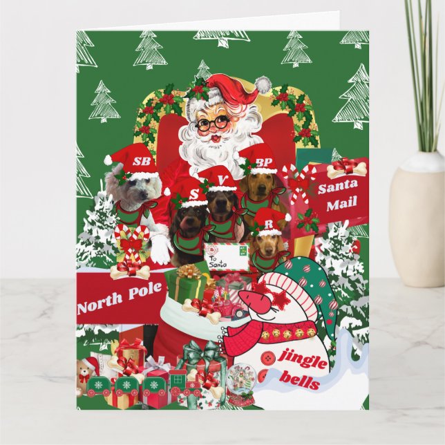 God jul hälsningskort kort (Framsida)