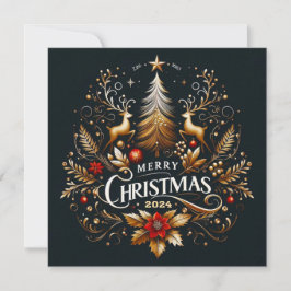 God jul hälsningskort, magisk design kort