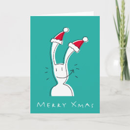 God jul hälsningskort per BixTheRabbit Helgkort