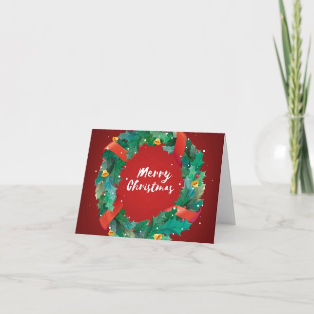 God jul hälsningskort tack kort (Framsida)