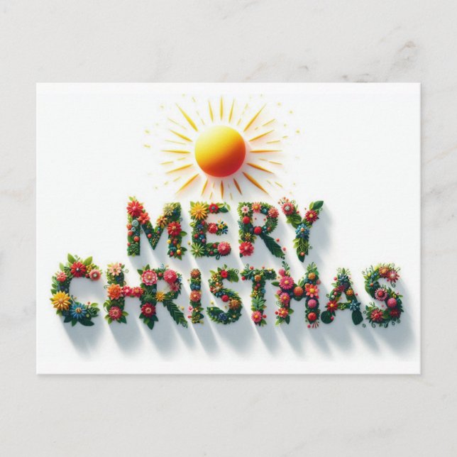 God jul hälsningskort vykort (Framsida)