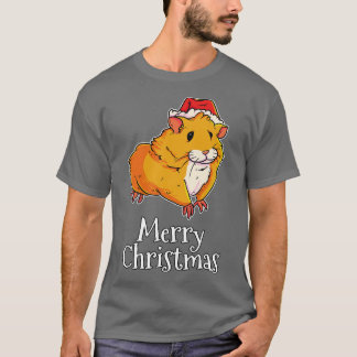God jul Hamster Santas Hat Hamster T Shirt