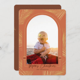 God jul Handflatan Rust Beach Photo Julkort