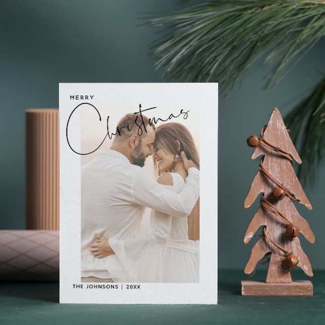 God jul Handletts 2 Photo First Julafton Julkort (Married & Merry: Celebrating Love This Christmas 🎄❤️)