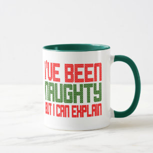 God jul har jag varit Naughty Kor Stitch Mugg