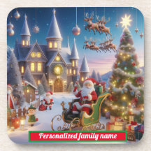 god jul Hård plastunderlägg