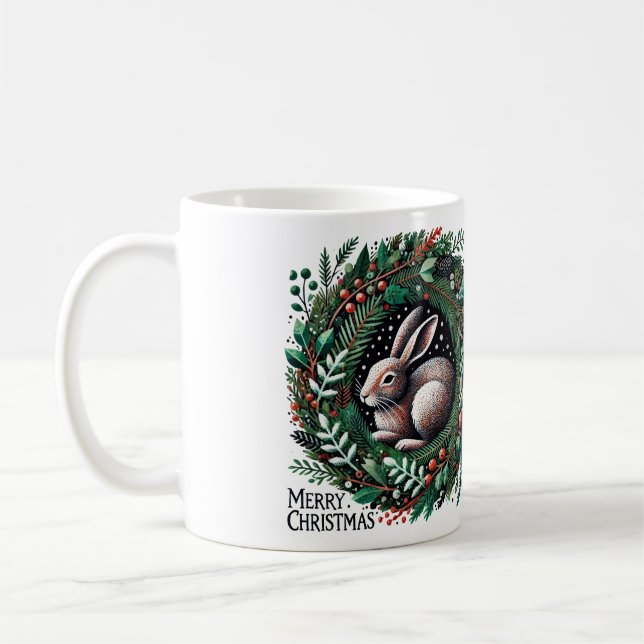God jul Hare Kaffemugg (Vänster)