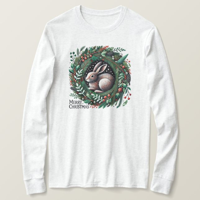 God jul Hare T Shirt (Design framsida)