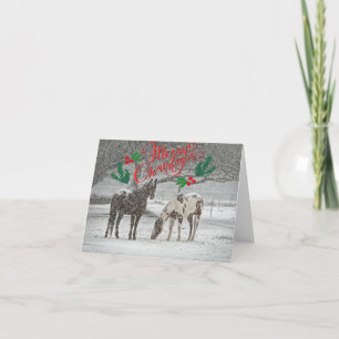 God Jul Hästälskare Kort