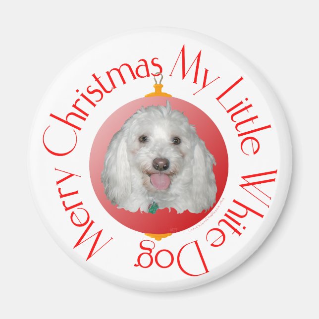 God Jul Havanesiska Magnet (Framsidan)
