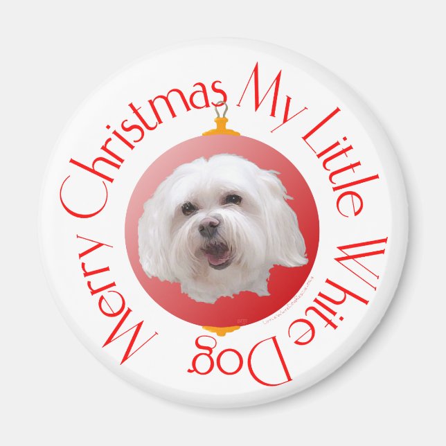 God Jul Havanesiska Magnet (Framsidan)