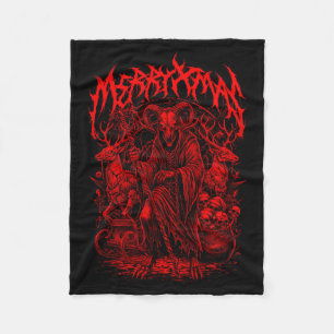 God Jul Heavy Metal-band Parodi Death Metal Vin Fleecefilt