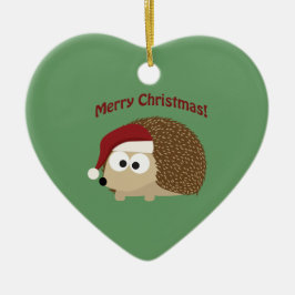 God Jul! Hedgehog Julgransprydnad Keramik
