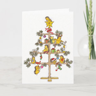 God jul Hedgehogs Helgkort