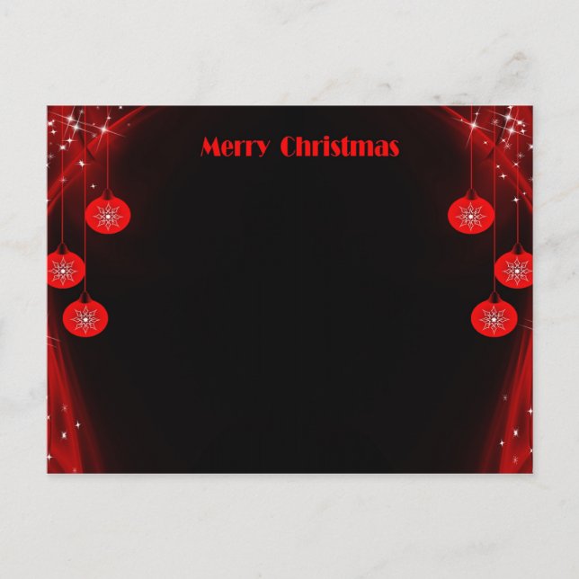 God jul helg vykort (Framsida)