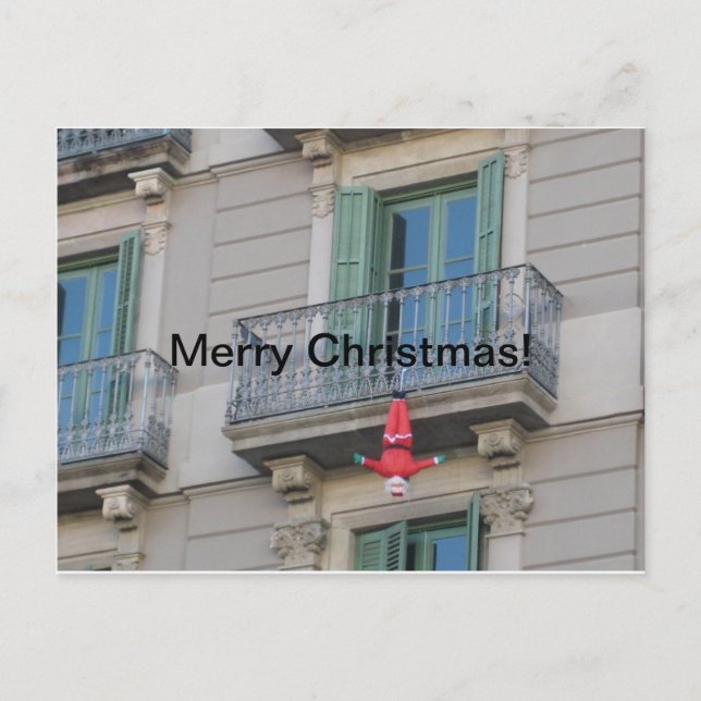 God jul! helg vykort (Framsida)