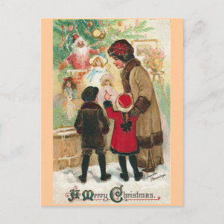 God jul helg vykort