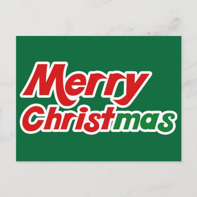 God jul helg vykort (Framsida)