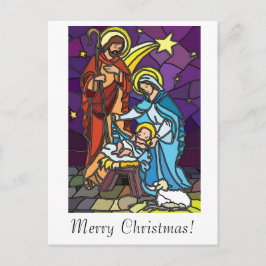 God jul! helg vykort