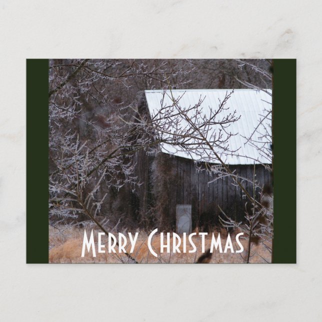 God jul helg vykort (Framsida)